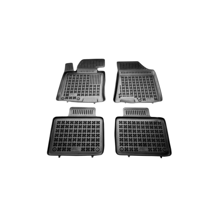 REZAW PLAST 201611 Floor mat set for HYUNDAI i40 Estate (VF) Elastomer, Front and Rear, Black