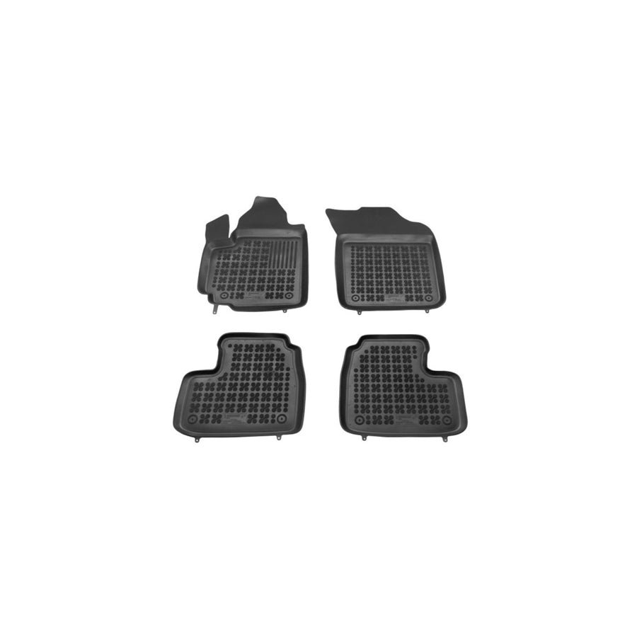 REZAW PLAST Tailored 202205 Floor mat set for SUZUKI Swift III Hatchback (MZ, EZ) Elastomer, Front and Rear, Quantity: 4, Black