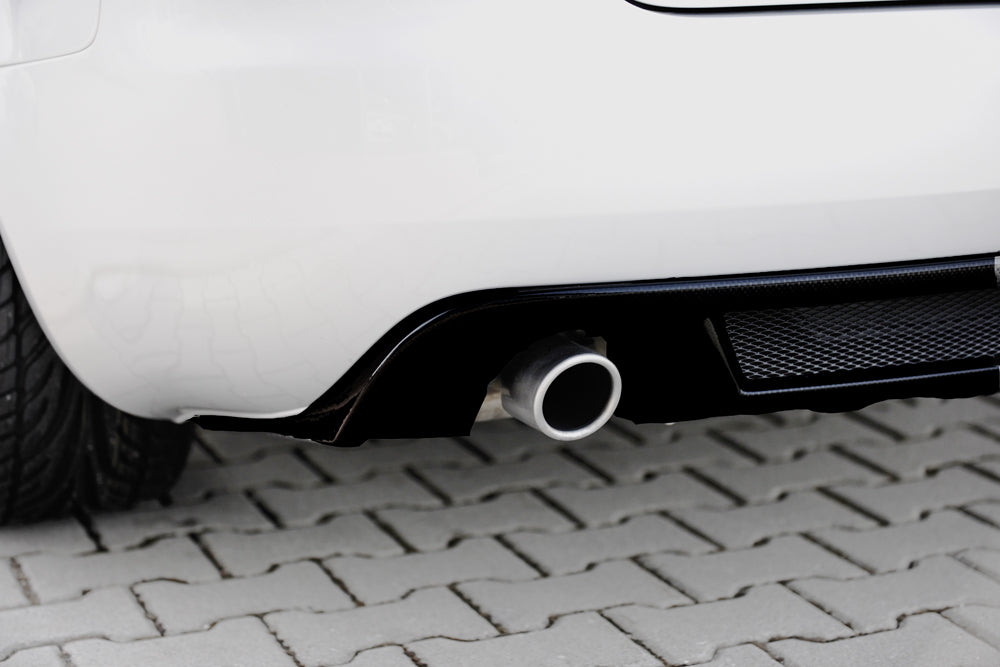 Rieger 00088075 Audi 8H A4 Rear Diffuser for Original Tailpipe Left & RIght - Glossy Black