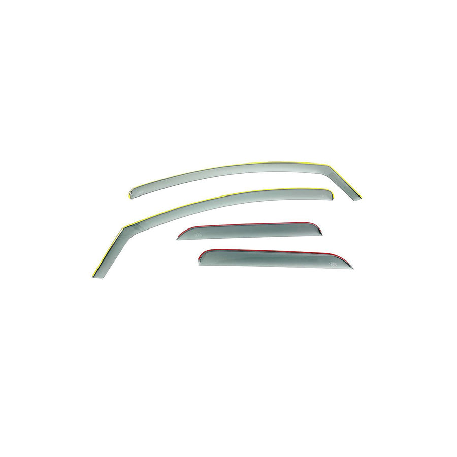 DGA 06407FR Wind deflectors for DACIA Duster II Arrow direction, Front, inner, Rear