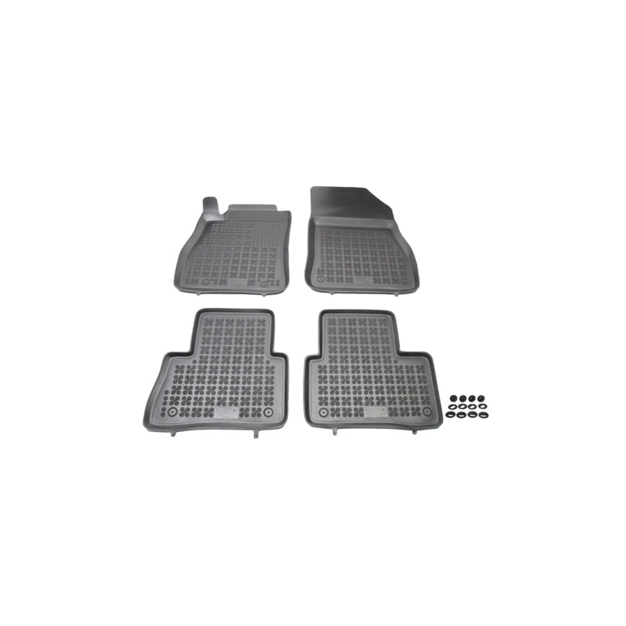 REZAW PLAST Tailored 201816 Floor mat set for NISSAN Juke (F15) Elastomer, Front and Rear, Quantity: 4, Black