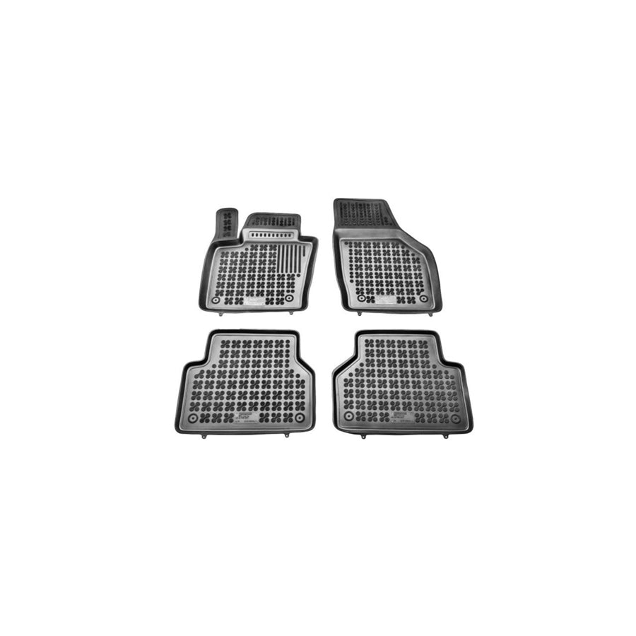REZAW PLAST Tailored 200315 Floor mat set for AUDI Q3 (8UB, 8UG) Elastomer, Front and Rear, Quantity: 4, Black
