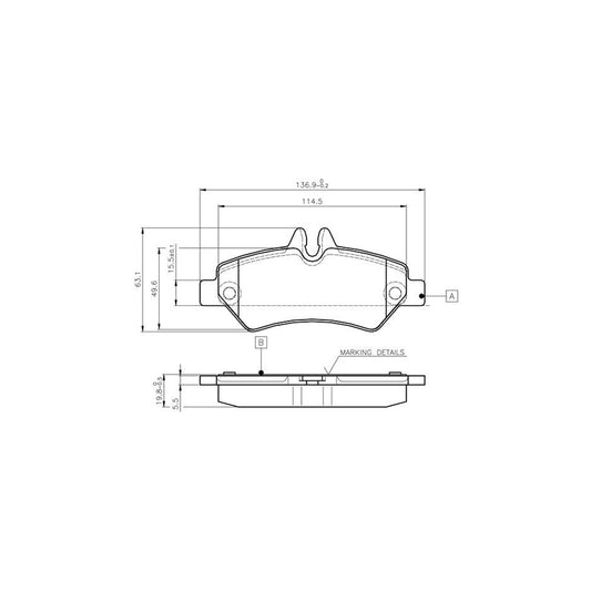 Bosch 0986Tb2981 Brake Pad Set Excl Wear Warning Contact With Bolts With Accessories