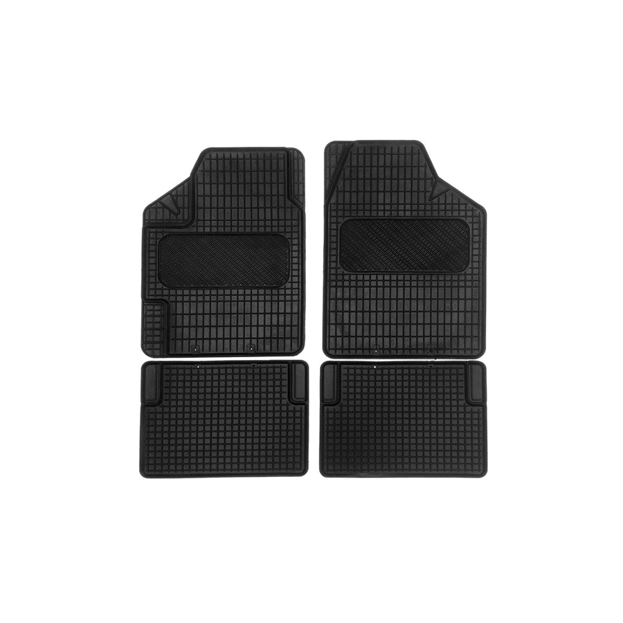 AMiO Tailored, RCM-01 01709 Floor mat set Elastomer, Front and Rear, Quantity: 4, Black