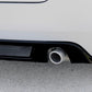 Rieger 00088075 Audi 8H A4 Rear Diffuser for Original Tailpipe Left & RIght - Glossy Black