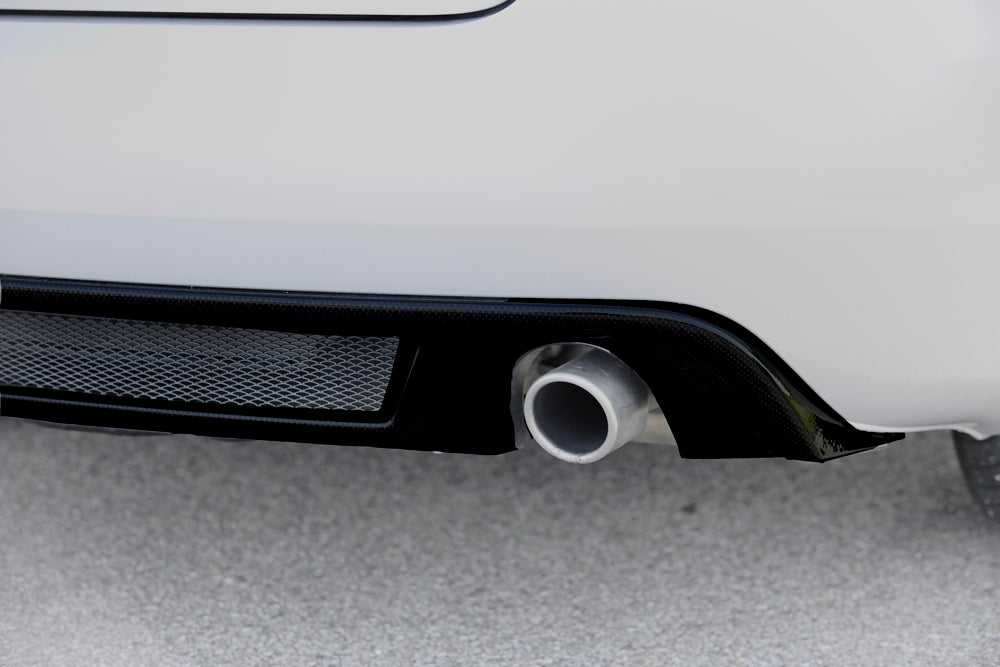 Rieger 00088075 Audi 8H A4 Rear Diffuser for Original Tailpipe Left & RIght - Glossy Black
