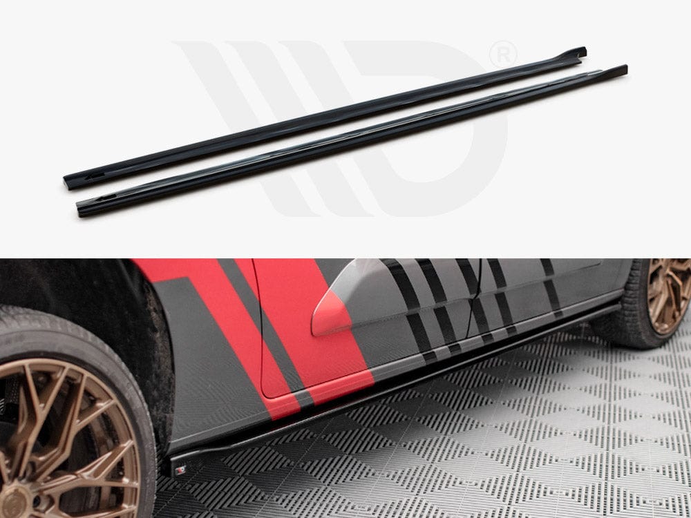 Maxton Design PE-PA-3-SD1T Side Skirts Diffusers Peugeot Partner MK3 (2018-) | Duco Car Parts UK Car Parts