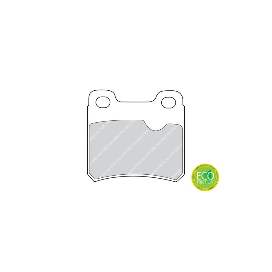 Ferodo Premier Eco Friction Fdb586 Brake Pad Set Not Prepared For Wear Indicator Without Accessories