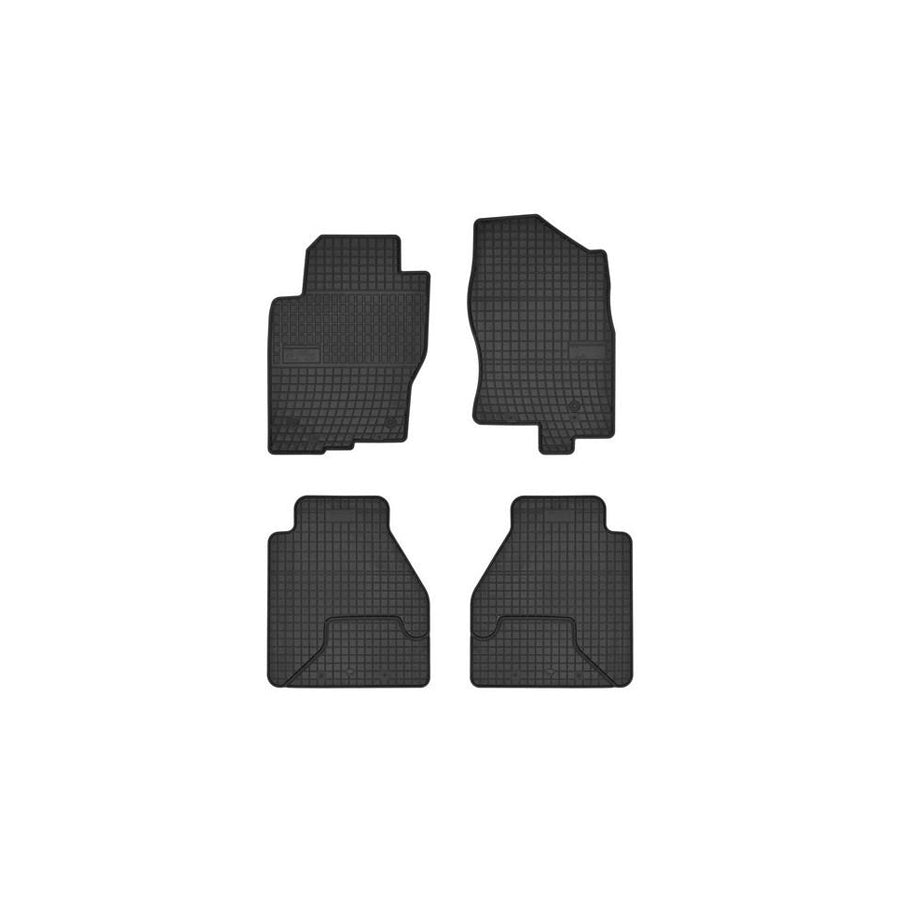 FROGUM 0454 Floor mat set for NISSAN Pathfinder IV (R52) Elastomer, Front and Rear, Quantity: 4, Black