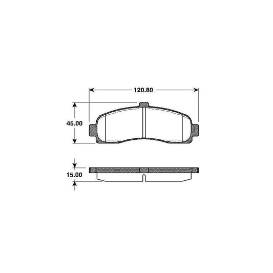 Bosch 0986Tb2239 Brake Pad Set For Nissan Micra Ii Hatchback K11 Excl Wear Warning Contact With Bolts With Accessories