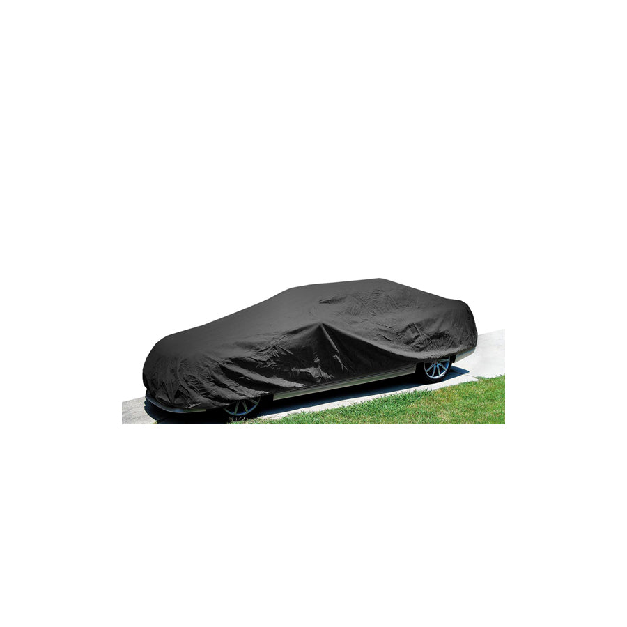CARPASSION 10020 Car cover full-size, M 385x150 cm, Black