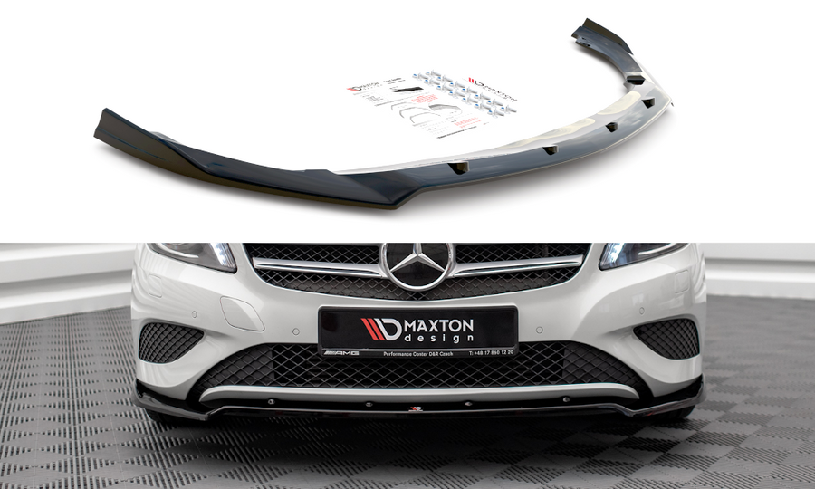 Maxton Design ME-A-176-FD2T Front Splitter V.2 Mercedes Benz A-Class W176 | Duco Car Parts UK Car Parts