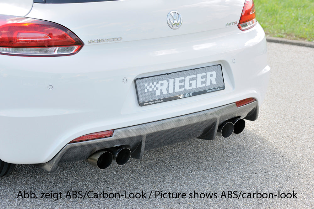 Rieger 00014119 VW 13 Mk3 Scirocco Rear Diffuser