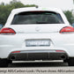Rieger 00088083 VW 13 Mk3 Scirocco Rear Diffuser for Sport Tailpipe Left & Right - Glossy Black