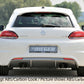 Rieger 00014119 VW 13 Mk3 Scirocco Rear Diffuser for Twin Tailpipe Left & Right -  Matte Black