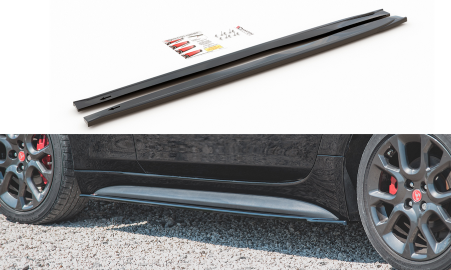 Maxton Design FI-124-1-AB-SD2T Side Skirts Diffusers Fiat 124 Spider Abarth | Duco Car Parts UK Car Parts