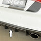 Rieger 00099357 Audi 8V Rear Diffuser (A3 & S3)