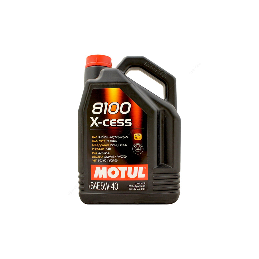 Motul 8100 X-cess 5w-40 Fully Synthetic Car Engine Oil 5l