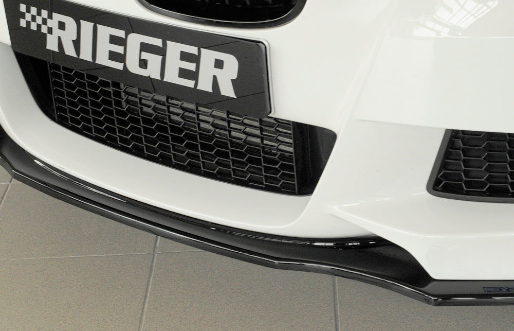 Rieger 00088081 BMW 1 Series F20 F21 Front Splitter - Glossy Black