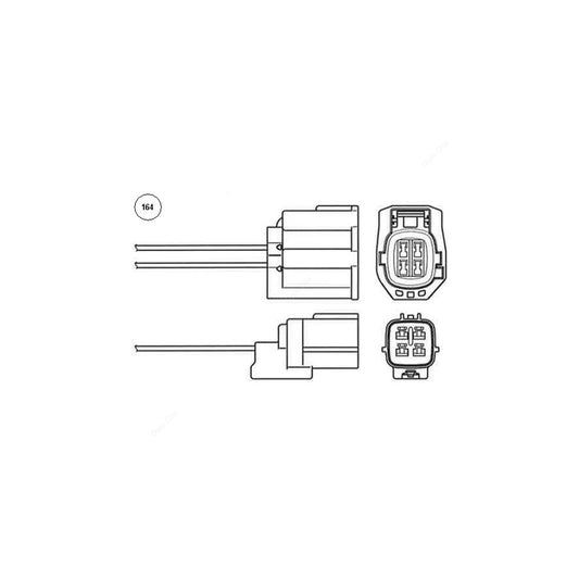 NTK Lambda Sensor - Oxygen / O2 Sensor UAA0001-MD005 (NGK 95845)