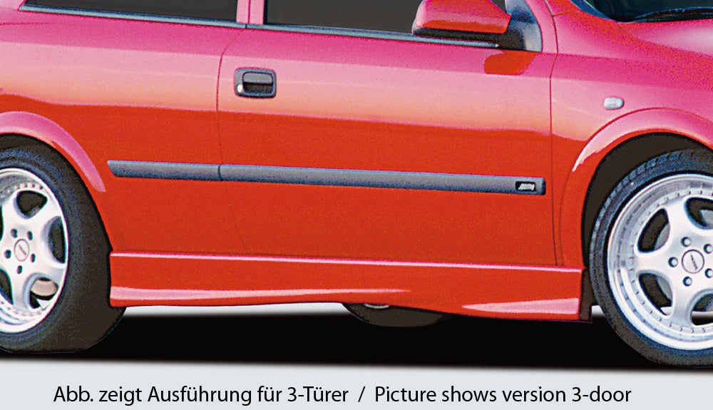 Rieger 00051117 Opel Astra G Right Side Skirt