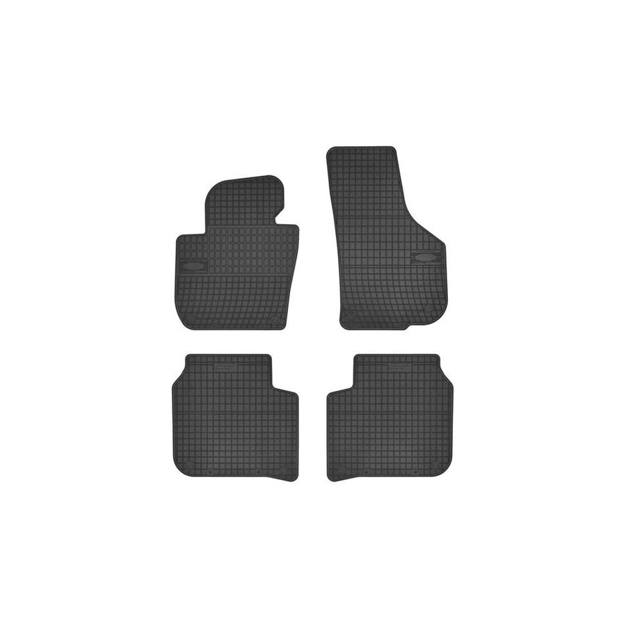 FROGUM Tailored 0362 Floor mat set for SKODA SUPERB Elastomer, Front and Rear, Quantity: 4, Black, (LHD)