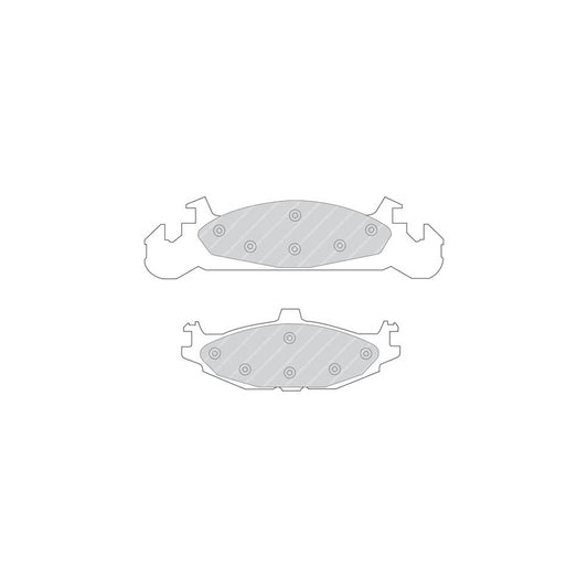 Ferodo Premier Fdb650 Brake Pad Set Incl Wear Warning Contact