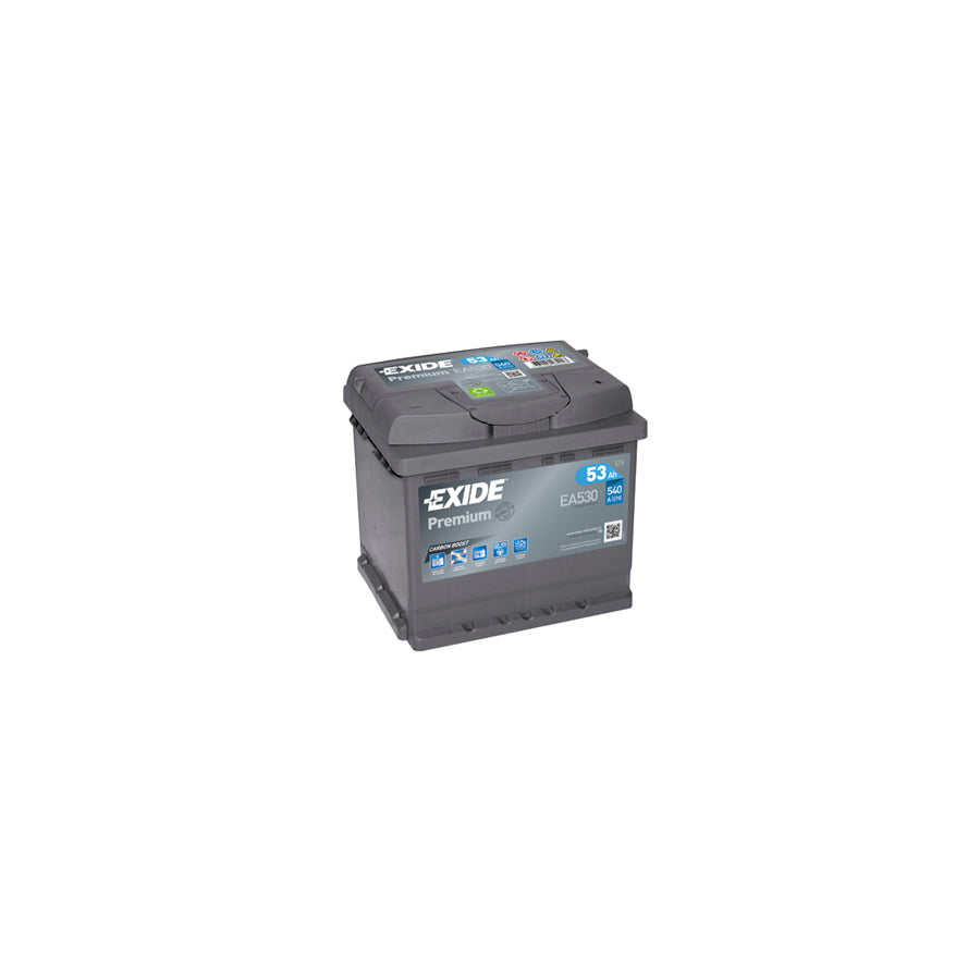 Exide Premium 012 Car Battery (53Ah) - 5 Year Guarantee