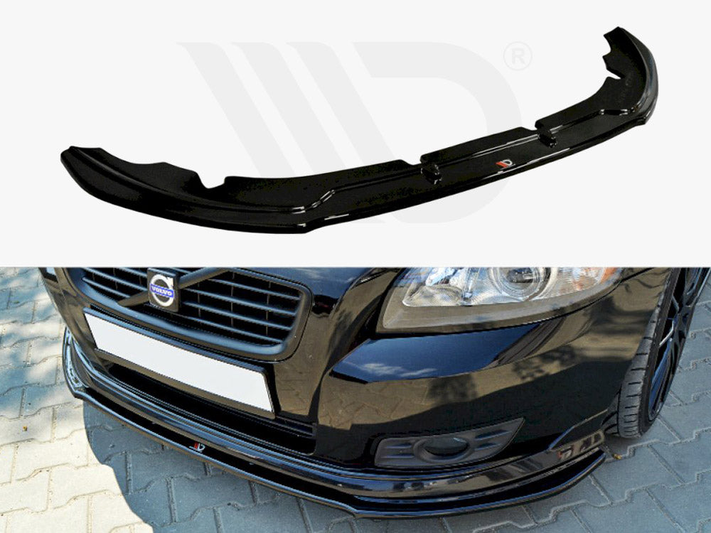 Maxton Design VO-V50F-RDESIGN-FD1T Front Splitter Volvo V50 R-design | Duco Car Parts UK Car Parts
