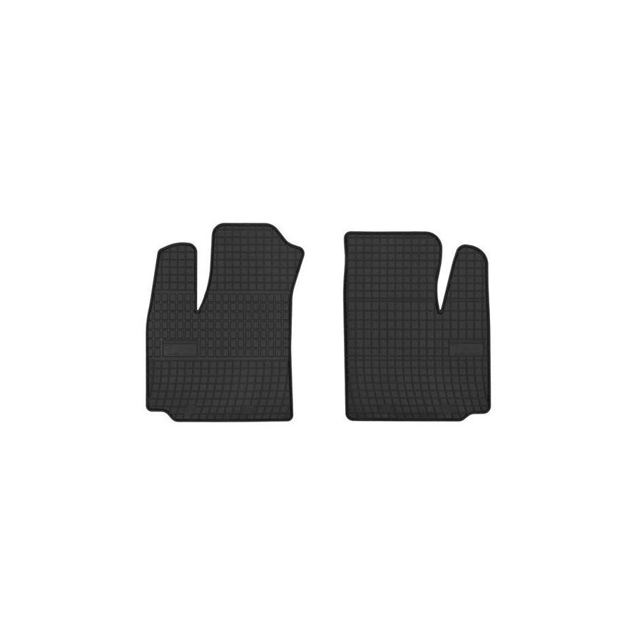 FROGUM Tailored 0911P Floor mat set for FIAT Doblo I Cargo (223) Elastomer, Front, Quantity: 2, Black, (LHD)