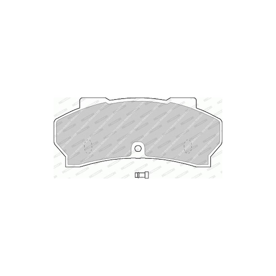 Ferodo Premier Fvr302 Brake Pad Set Incl Wear Warning Contact