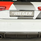 Rieger 00099357 Audi 8V Rear Diffuser for Sport Tailpipe Left & Right (A3 & S3) - Carbon-Look