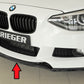 Rieger 00088081 BMW 1 Series F20 F21 Front Splitter - Glossy Black