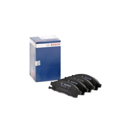 Bosch 0986494268 Brake Pad Set With Acoustic Wear Warning, With Anti-Squeak Plate, With Mounting Manual