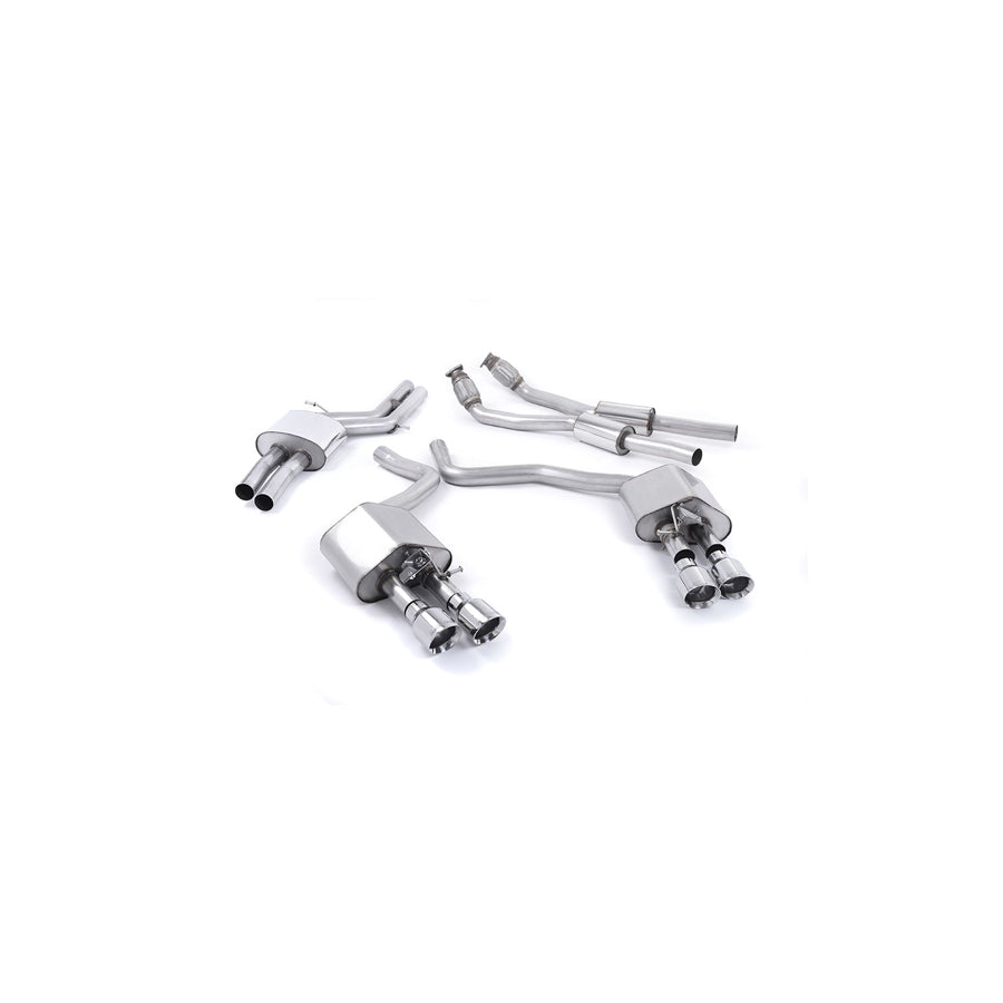 MillTek Audi C7 Sportback Valved & Resonated Cat-Back Exhaust System (S6 & S7)