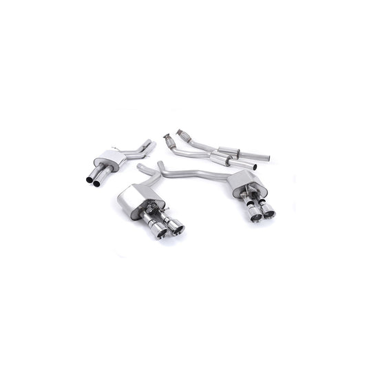 MillTek Audi C7 Sportback Valved & Resonated Cat-Back Exhaust System (S6 & S7)