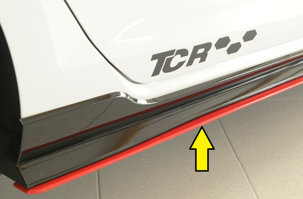 Rieger 00059517 VW Mk7 Golf GTI-TCR Right Side Skirt Splitter