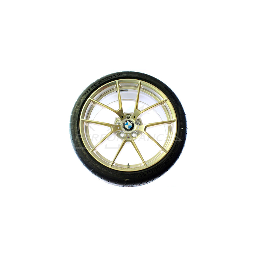 Genuine BMW F80 F82 M Performance Y-Spoke 763M Matte Black / Frozen Gold 19"/20" Wheels with Tyres (M3 & M4)