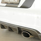Rieger 00099357 Audi 8V Rear Diffuser for Sport Tailpipe Left & Right (A3 & S3) - Carbon-Look