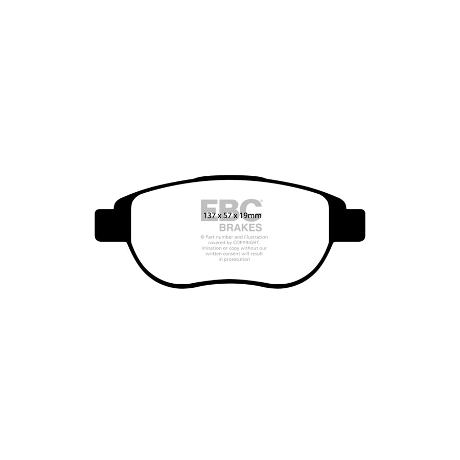 EBC PLK1438 Citroen Xsara Picasso Yellowstuff Pads and Brake Line Performance Pack - Bendix Caliper 2 | Duco Car Parts UK Car Parts