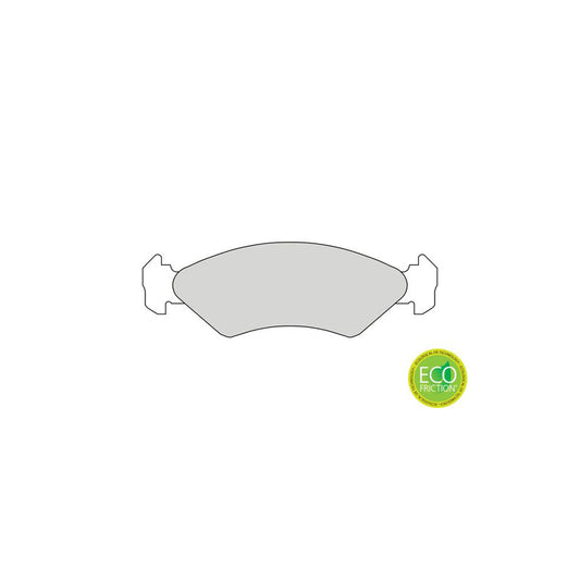 Ferodo Premier Eco Friction Fdb589 Brake Pad Set Not Prepared For Wear Indicator With Piston Clip Without Accessories