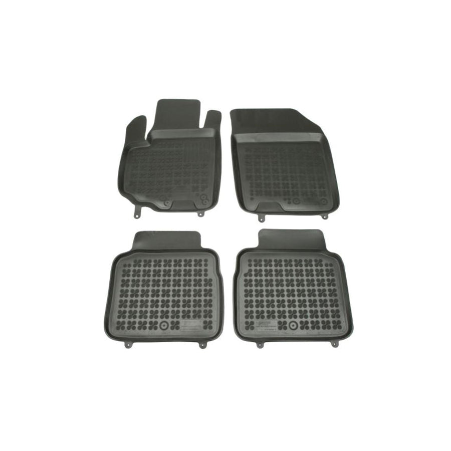 REZAW PLAST 202209 Floor mat set for SUZUKI SX4 II S-Cross (JY) Elastomer, Front and Rear, Black
