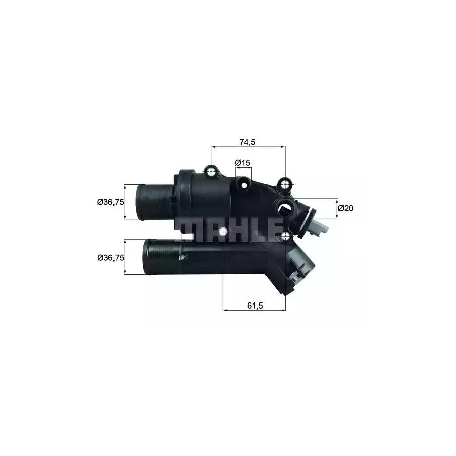 MAHLE ORIGINAL TH 46 83 Engine thermostat Opening Temperature: 83°C, with seal