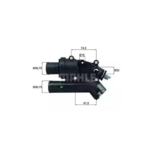 MAHLE ORIGINAL TH 46 83 Engine thermostat Opening Temperature: 83°C, with seal