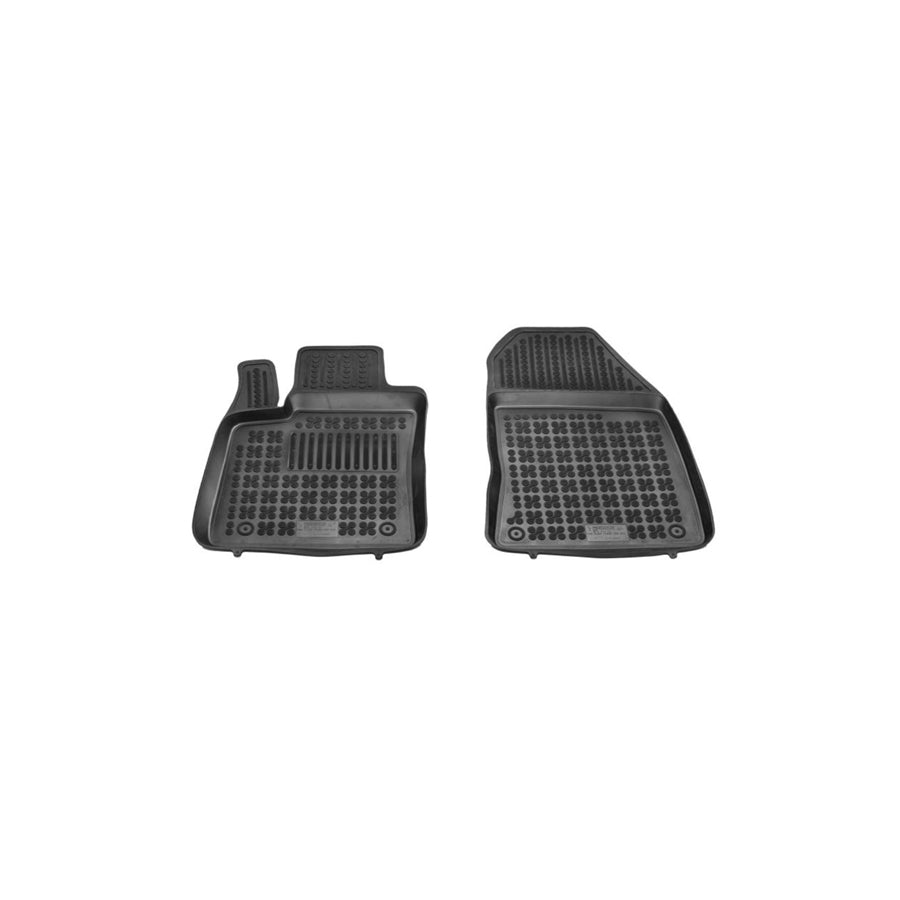REZAW PLAST 200622 Floor mat set for FORD TRANSIT COURIER Elastomer, Front, Black