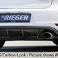 Rieger 00059522 VW Mk6 Golf Rear Diffuser (GTI & GTD)