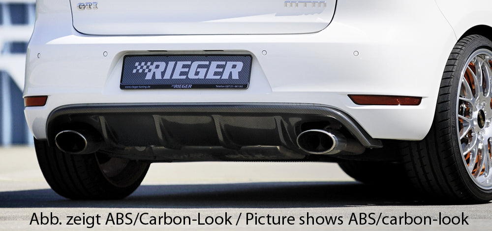 Rieger 00059522 VW Mk6 Golf Rear Diffuser (GTI & GTD)