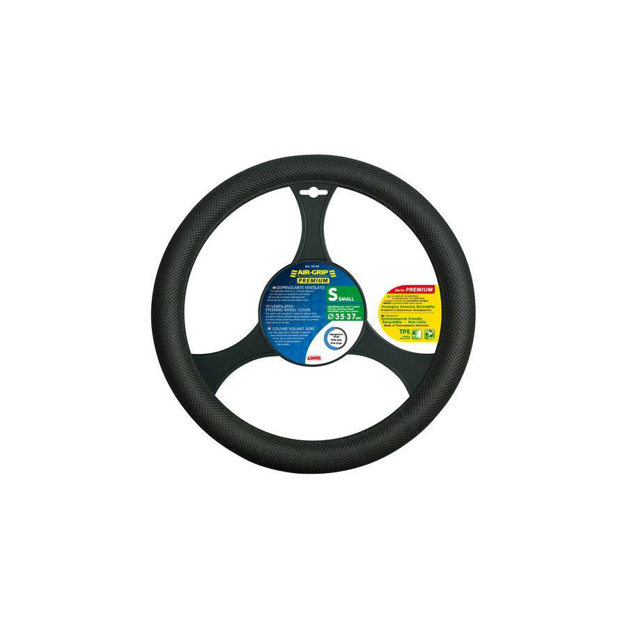 LAMPA Air-Grip 33110 Steering wheel cover Black, ?: 35-37cm, TPE (thermoplastic elastomer)