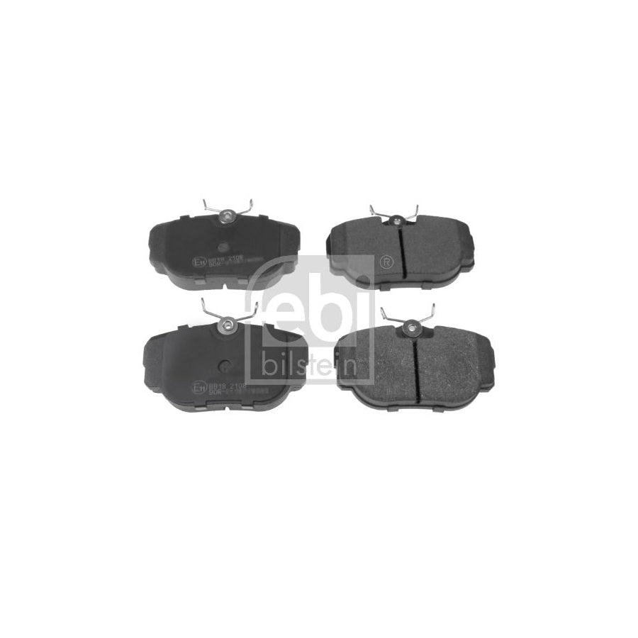 Febi Bilstein 16353 Brake Pad Set Rear Axle Excl Wear Warning Contact