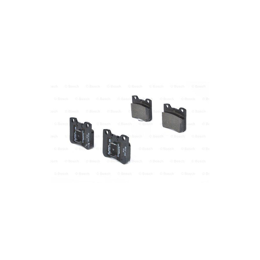 Bosch 0986424411 Brake Pad Set With Anti Squeak Plate With Mounting Manual BP201